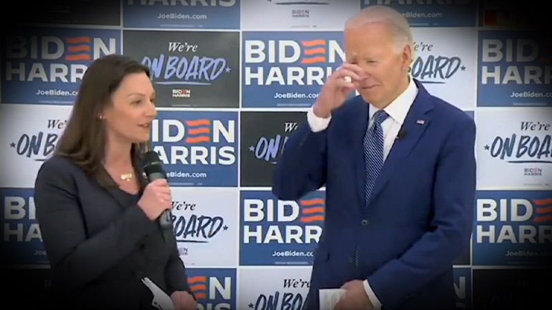 “TOTALLY EVIL AND SACRILEGIOUS”: Blasphemous Biden Makes Sign Of Cross At Mention Of Abortion