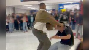 Substitute teacher arrested after fight with Valley High School student is caught on camera