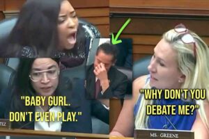 AOC, Jasmine Crockett, and MTG got into a yelling match for the history books … the faces of the men say it all