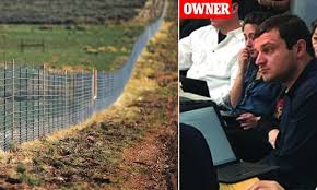 Texas oil baron’s billionaire son, 37, builds 20 miles of barbed wire fence around his $105 million Colorado ranch to keep out locals who claim they are legally allowed on the land