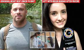 Neurosurgeon, 37, and nurse, 54, claim they were left brain damaged  and paralyzed from COVID vaccines, as they say they’ve been ‘dismissed  and gaslighted’ as anti-vaxxers