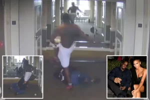 RAPPER’S RAMPAGE: Disturbing video of Sean ‘Diddy’ Combs beating then-girlfriend Cassie Ventura in hotel hallway in 2016 released