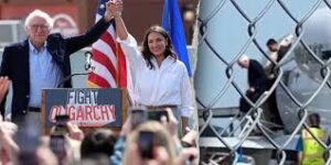 HYPOCRISY: AOC, Bernie Sanders Chartered $15,000-Per-Hour Private Jet For Their ‘Fighting Oligarchy Tour’