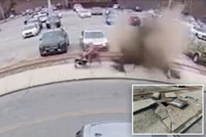 Shocking video shows grandmother come ‘one foot from losing’ grandkids during NY manhole explosion