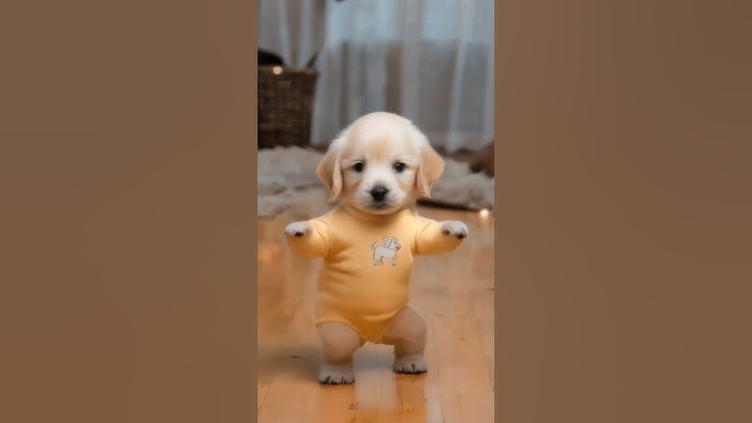 Dancing Puppy Deli 🐶😂 Cute Dog Shows Off Dance Moves