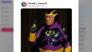 Evangelicals Furious After Trump Shares Sacrilegious Photo Of Himself As Bibleman