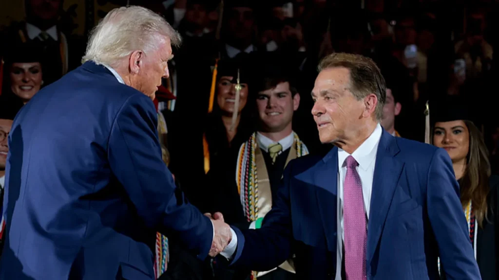 Nick Saban, Other Athletic Leaders Laud Trump’s College Sports Executive Order