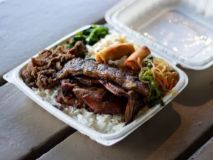 Where Time Stands Still: Gina’s Bar-B-Q at Market City on Kapiolani Blvd.
