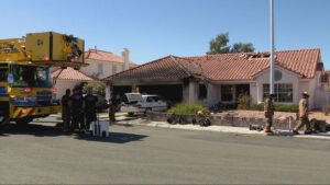 Firefighters responded to a house fire on Ponce de Leon Avenue
