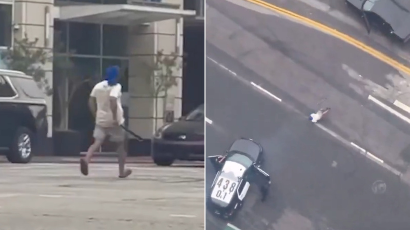 INVASION USA — WATCH: Cops Shoot Sword-Wielding Foreign Suspect in Sanctuary City LA