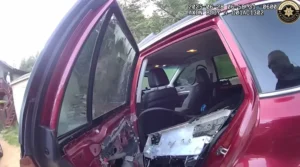 ‘Your car is destroyed’: Body cam video shows bear stuck after breaking into car in Jefferson County