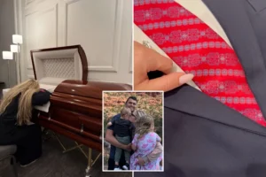 LOVE AND LOSS: Charlie Kirk’s widow weeps over his casket in emotional photos: ‘You have no idea’