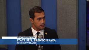 Republican state senator Brenton Awa confirms decision to run for Congress