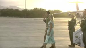 U.S. Secretary of Defense Pete Hegseth arrives in Hawaii