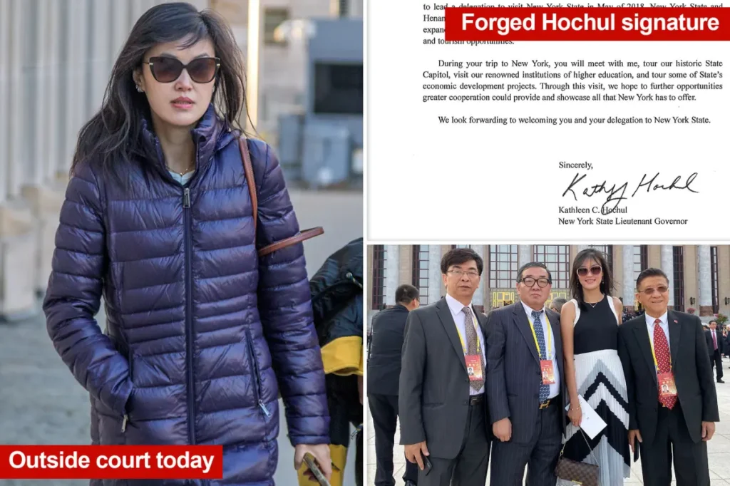 CHINESE INVASION USA — FEDS: Bombshell docs reveal alleged Chinese mole Linda Sun ‘forged’ Hochul’s signature on gushing invites to Henan dignitaries