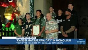 Hawaii’s ‘Tokyo Toe’ honored outside Honolulu Hale