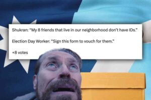 VOTER FRAUD: Minnesota’s same-day voter registration lets people “vouch” for as many as 8 others without ID