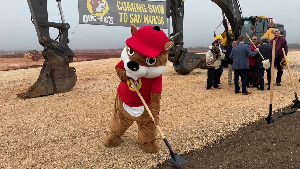 2025: Buc-ee’s breaks ground on a mega travel center in San Marcos, Texas