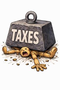 Common sense says high taxes and regulations make things more unaffordable: Why do some people complain about the cost of living, then go and vote Democrat?