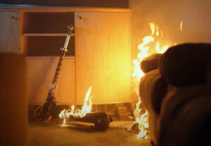 HFD says a charging lithium-ion battery from an e-scooter started the house fire on Young Street