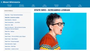 Minnesota Changes Official State Bird To Screaming Lesbian