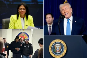 ATTENTION TO THIS MATTER: Trump threatens Venezuela’s new leader with a fate worse than Maduro if she doesn’t work with US
