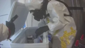 House cleaner says she fell “deathly ill” after entering Las Vegas garage biolab