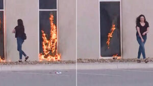 INVASION USA — WATCH: Woman Sets Fire at Planned ICE Facility in Kansas City