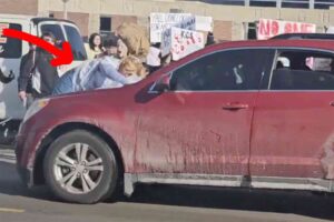 Nebraska mom furious that public school allowed her daughter to protest in the street, get hit by a car