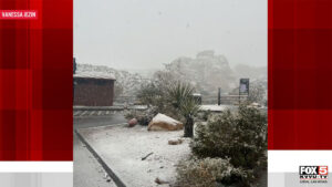 Red Rock Canyon Scenic Drive closes due to snow and ice