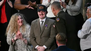 Trump awards Purple Heart to National Guard members attacked in D.C.