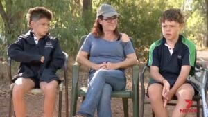 Young Australian boy swims 4 hours in shark-infested waters to save family, finally reaches the shore only to be met with ‘foreigners’ who don’t help