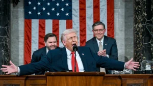 Trump celebrates ‘turnaround for the ages’ in record-breaking State of the Union address