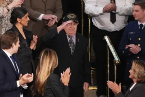 100-year-old Korean War veteran receives Medal of Honor during State of the Union 2026 address