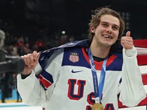 Team USA’s Jack Hughes ‘Super Excited’ to Meet Trump in ‘Patriotic’ White House Visit