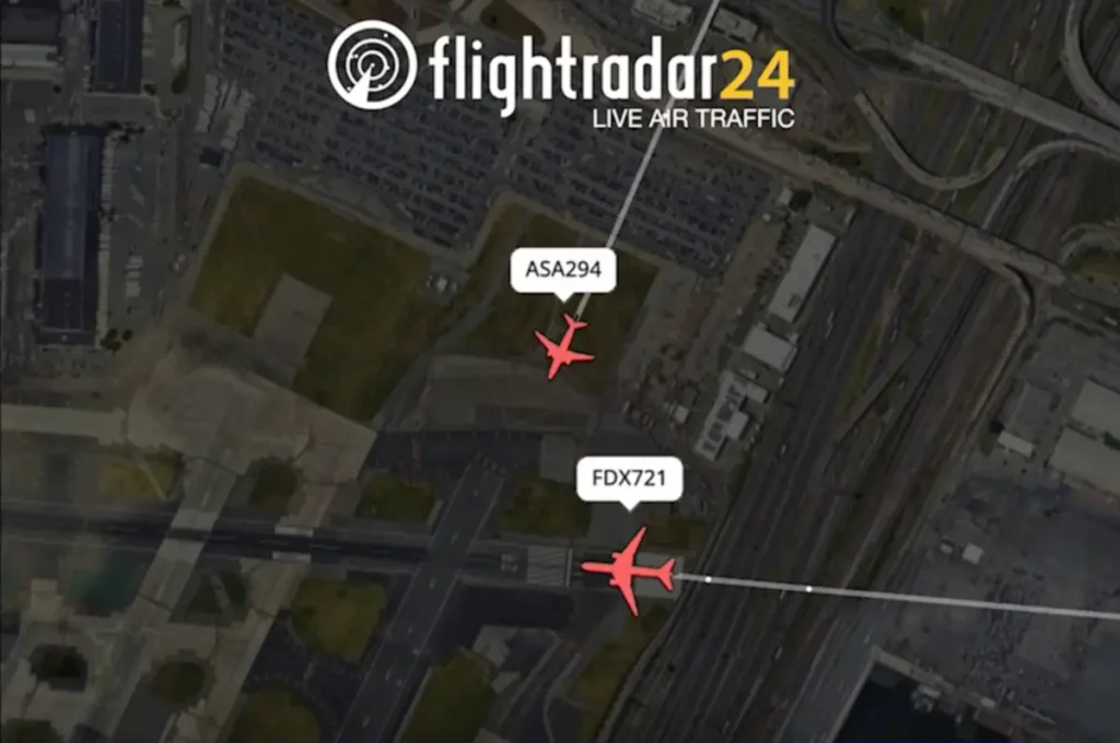 DISASTER DODGED: Alaska Airlines, FedEx cargo planes narrowly avoid catastrophic crash while landing at Newark airport