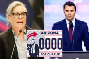 Arizona Democrat Governor Katie Hobbs vetoes Charlie Kirk memorial license plate, sparking GOP outrage