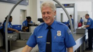 Bill Clinton Selflessly Volunteers To Help Short-Staffed TSA With Pat Downs