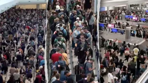 BLAME THE DEMOCRAT SHUTDOWN — ‘THIS IS INSANE’: Frustrated passengers lash out at long TSA lines; GOP messages to ‘thank a Democrat’