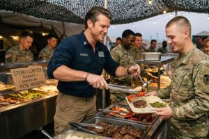 Democrats who called us all Nazis for wanting to investigate fraud are suddenly upset about wasting money … on lobster for our troops?