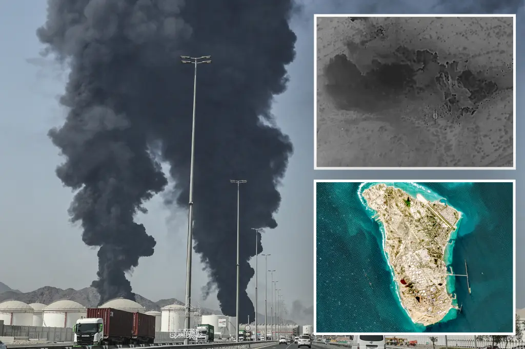First images reveal strike that ‘obliterated’ Iran’s military stash on vital oil island