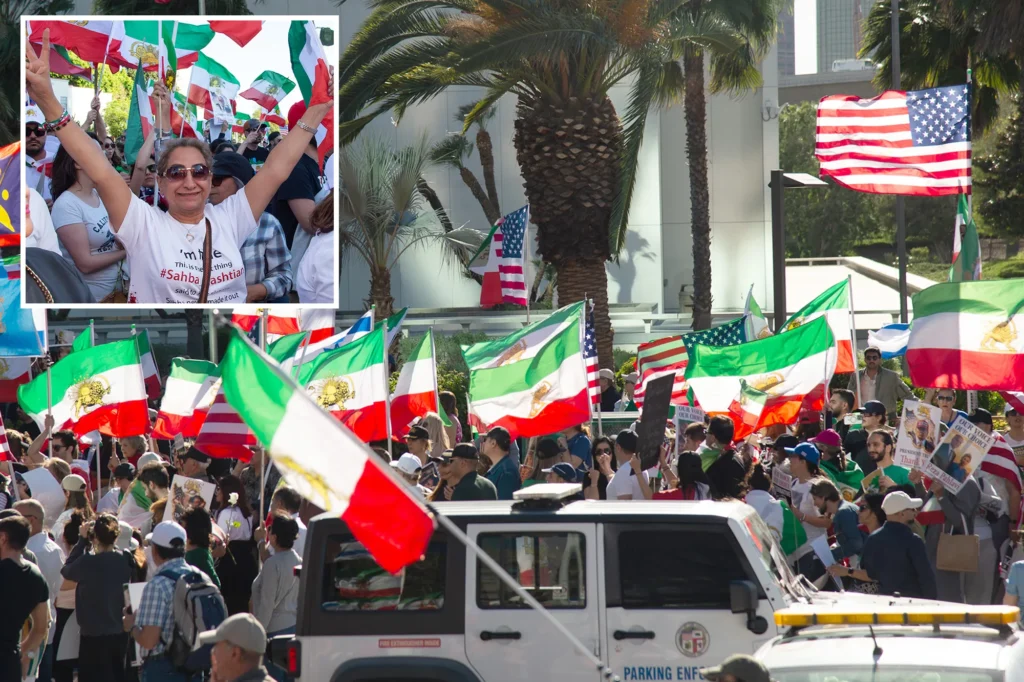 ‘IT’S A RESCUE MISSION’: Iranian-Americans celebrate in streets of LA —blasting Dems for ‘war’ remarks