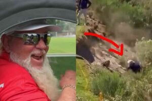 John Daly nearly got swallowed by the desert while playing golf 😨
