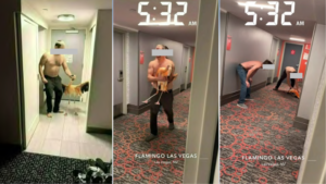 Las Vegas police: Tourist stole, injured flamingo at iconic Strip hotel