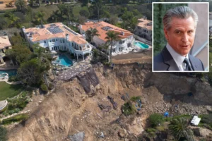 NEWSCUM ALERT — ON THE EDGE: Ritzy LA enclave suffers staggering wealth wipe out — as mansion owners slam Gavin Newsom
