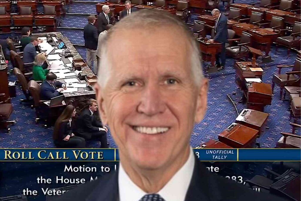 Republican Thom Tillis failed to show up to vote for the SAVE Act, one of the most important bills in U.S. history