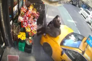 Runaway NYC cab plows into 2 women outside bodega in heart-pounding caught-on-camera crash