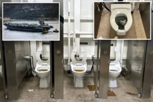 A GREEN DESIGN CAUSED REPEAT MAINTENANCE PROBLEMS — Clogged toilets, charred laundry, sailors sleeping on the floor: Snafus sidelined $13B US aircraft carrier