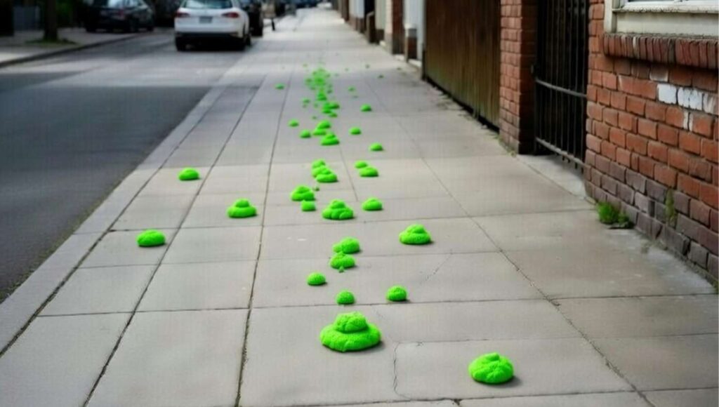 San Francisco Celebrates St. Patrick’s Day By Adding Green Dye To Sidewalk Poop