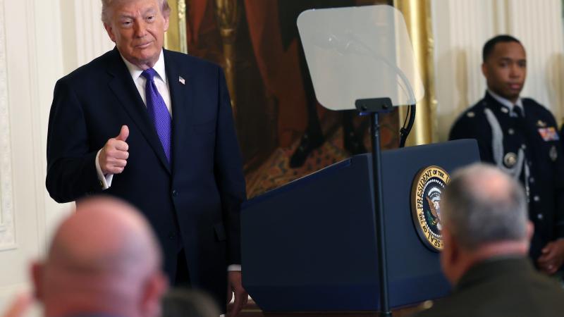 Trump says primary goals of Iran strikes to eliminate ballistic missile capability, nuke threat